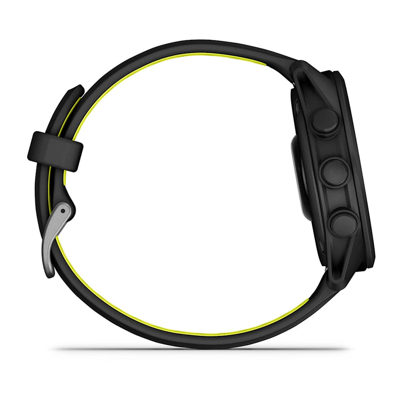 Garmin Forerunner 170 – Black / Amp Yellow z paskiem w kolorze Black / Amp Yellow