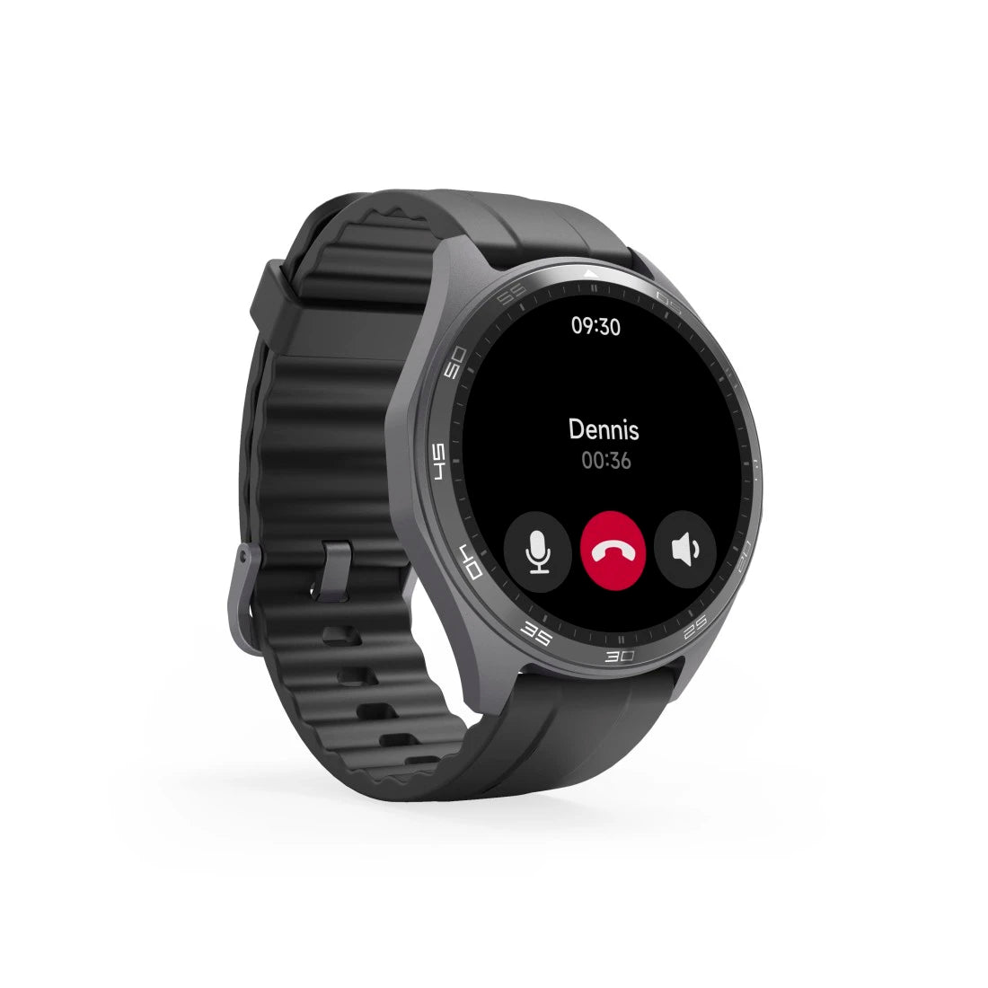 Hama Smartwatch 7010 – Antracytowy/Czarny pasek silikonowy - OUTLET