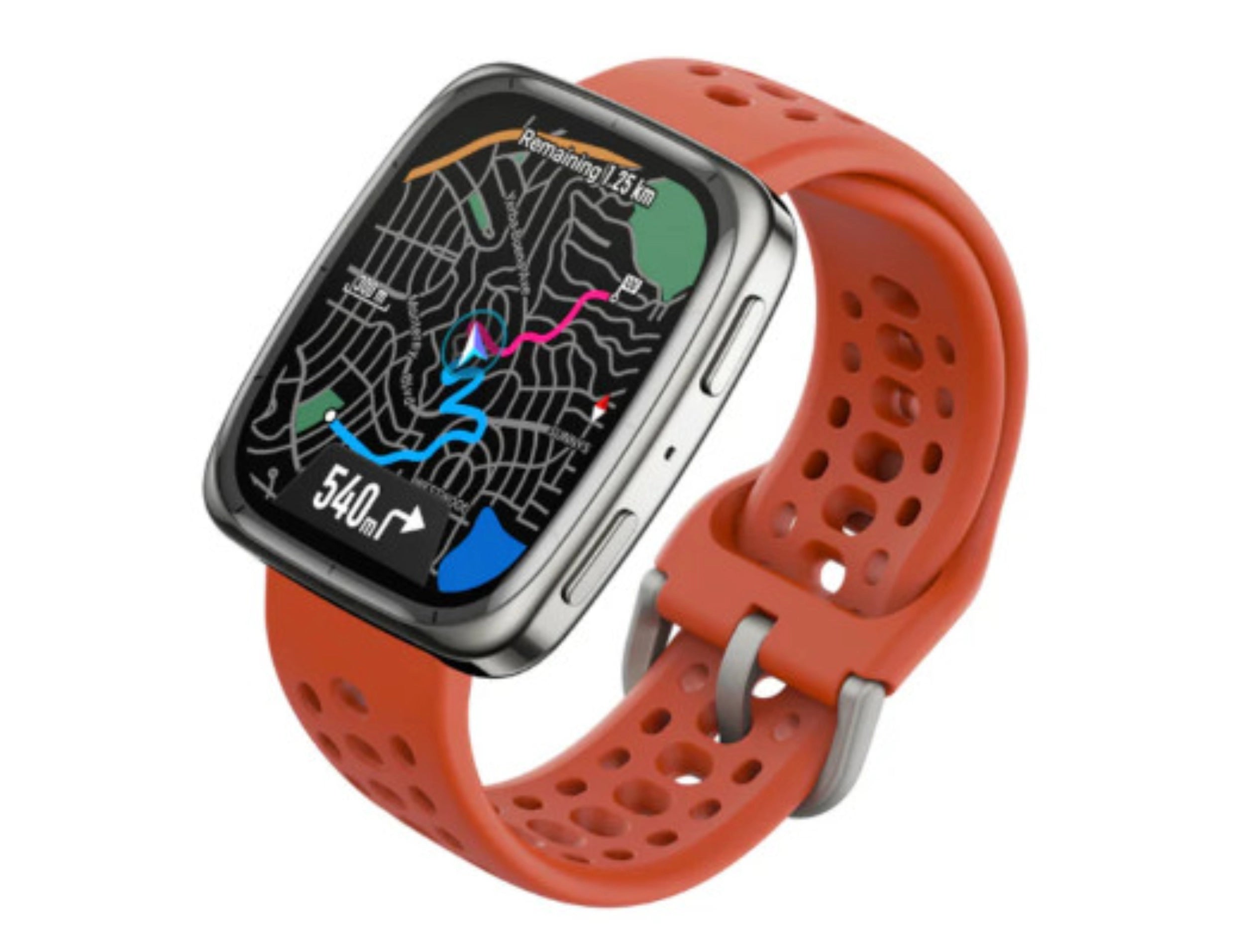 Amazfit Smartwatch Active 2 Square Skórzany Pasek NFC Czarny