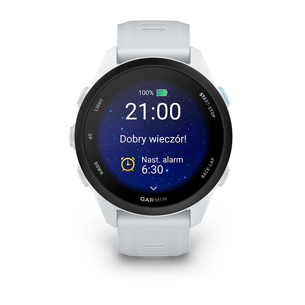 Garmin Forerunner 70 – Whitestone z paskiem silikonowym