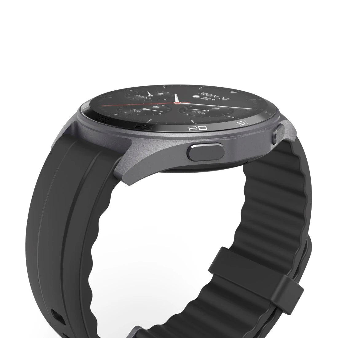 Hama Smartwatch 7010 – Antracytowy/Czarny pasek silikonowy - OUTLET