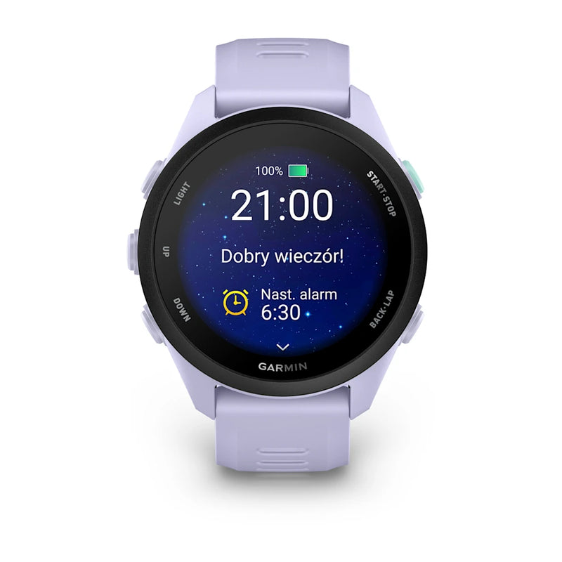 Garmin Forerunner 70 – Cool Lavender z paskiem silikonowym