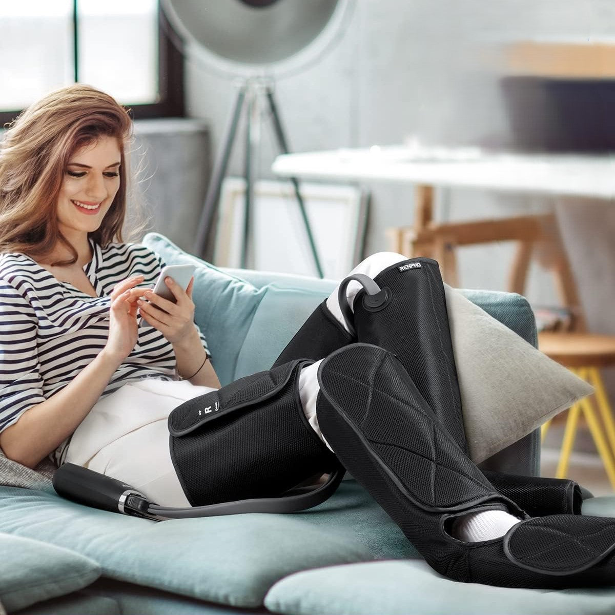 Renpho masażer kompresyjny do stóp i łydek ALM079H