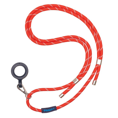Dopper Cord regulowana linka uchwyt do butelki w kolorze Silver Red