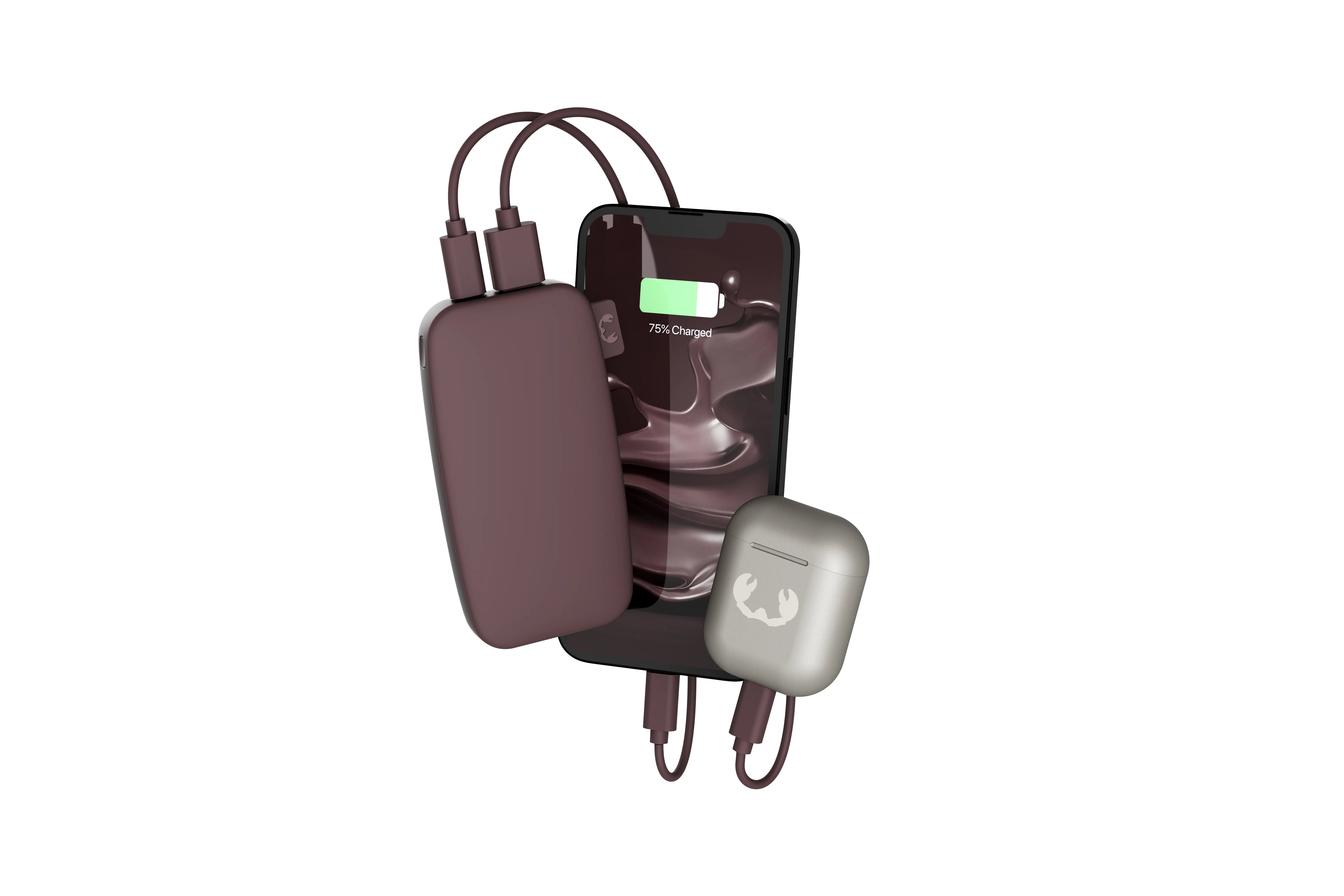 Fresh 'n Rebel Powerbank Deep Mauve 6000 mAh