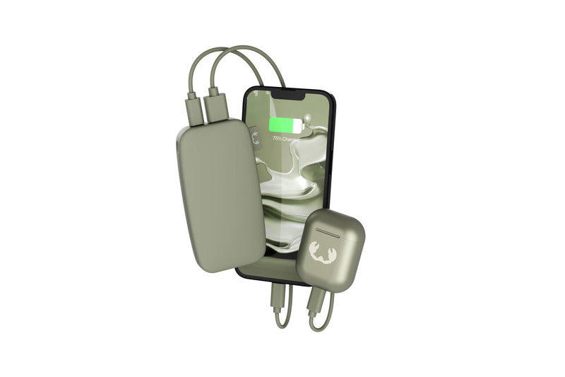 Fresh 'n Rebel Powerbank Dried Green 6000 mAh