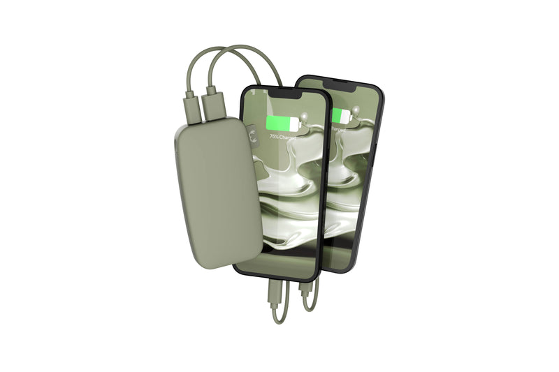Fresh 'n Rebel Powerbank Dried Green 6000 mAh