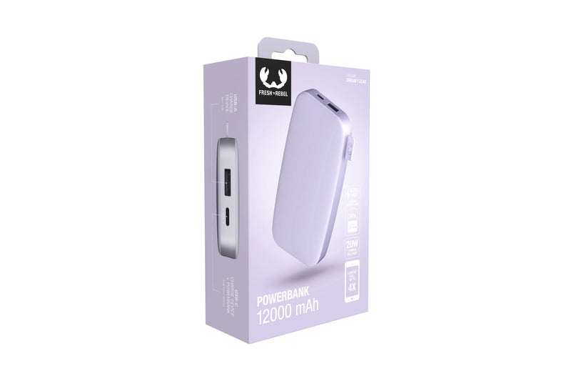 Fresh 'n Rebel Powerbank Dreamy Lilac 12000 mAh