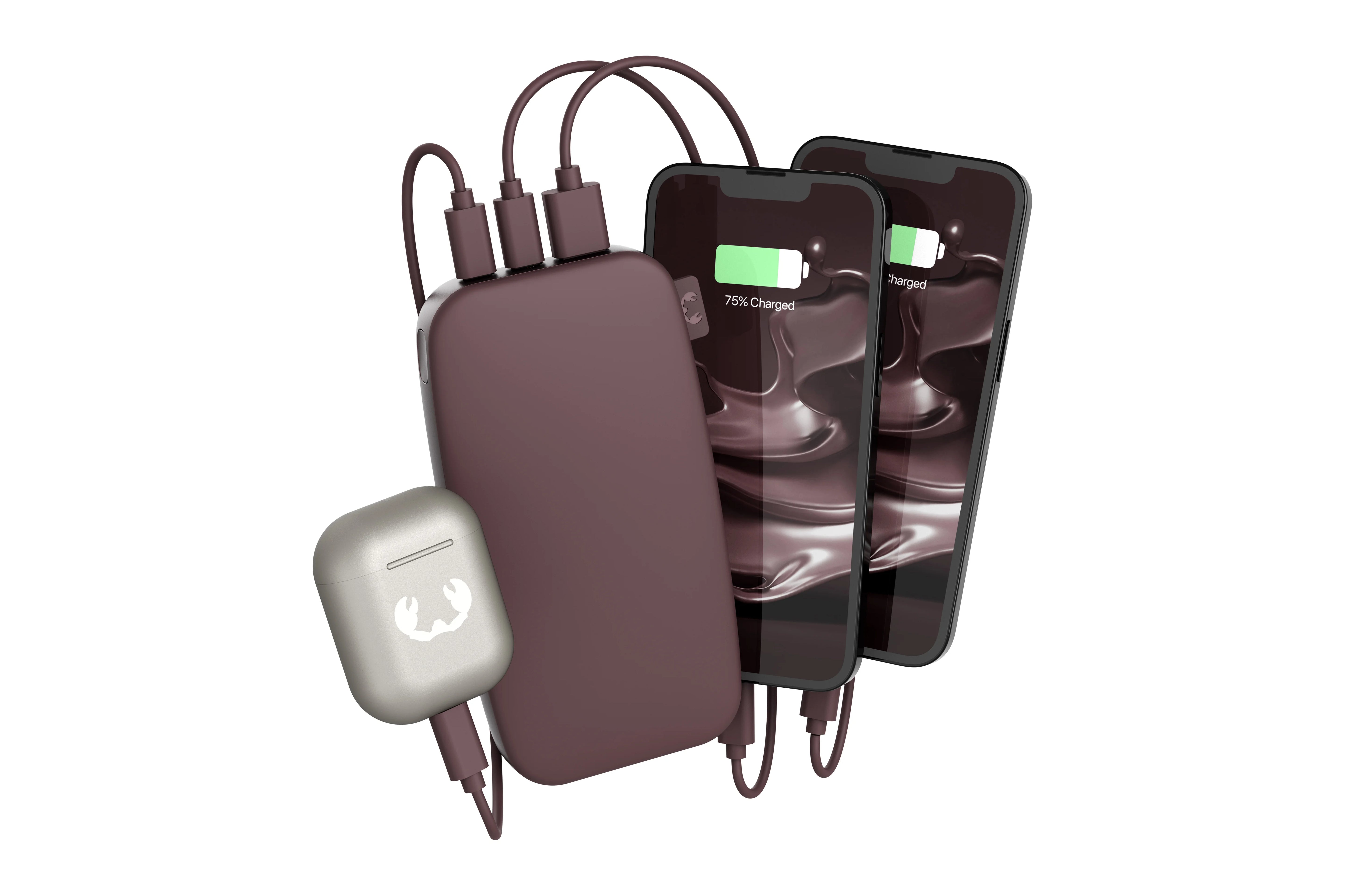 Fresh 'n Rebel Powerbank Deep Mauve 18000 mAh