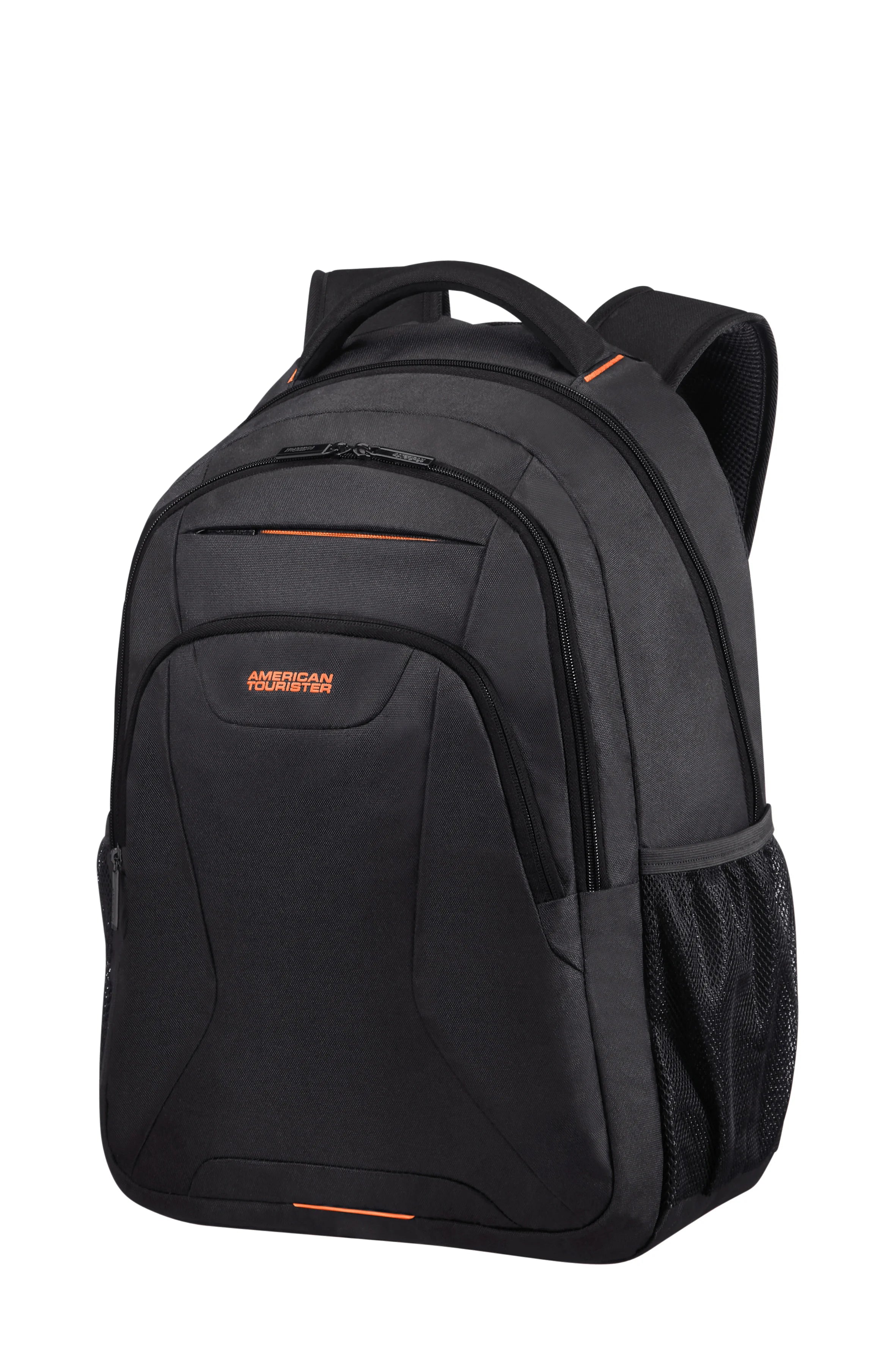 American Tourister plecak na laptop 17.3" At Work Czarno-Pomarańczowy