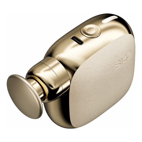 SKG FS300 Pocket – pistolet do masażu, Bialo-złoty