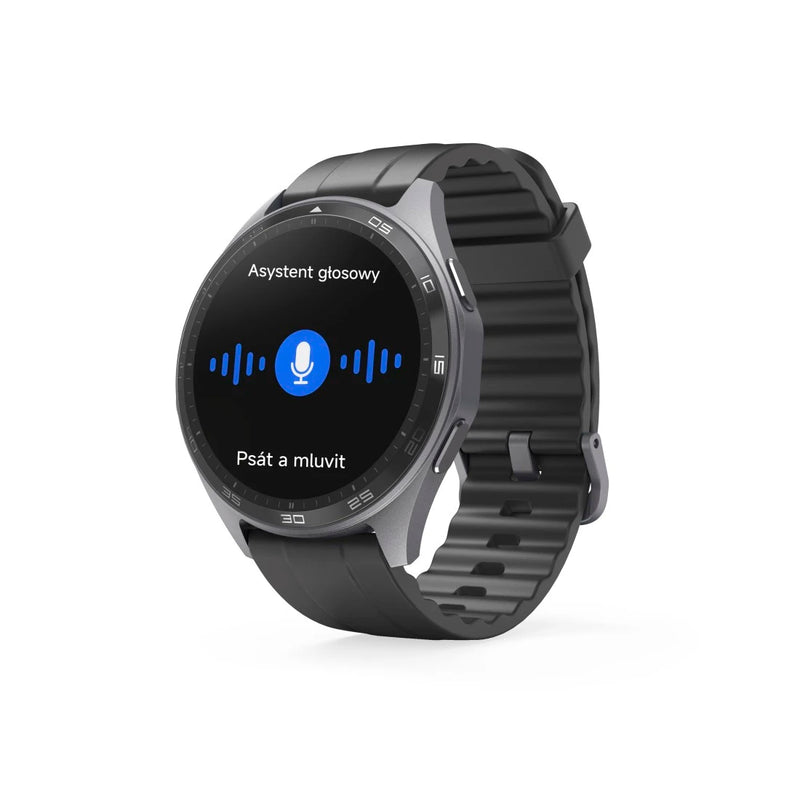 Hama Smartwatch 7010 – Antracytowy/Czarny pasek silikonowy - OUTLET
