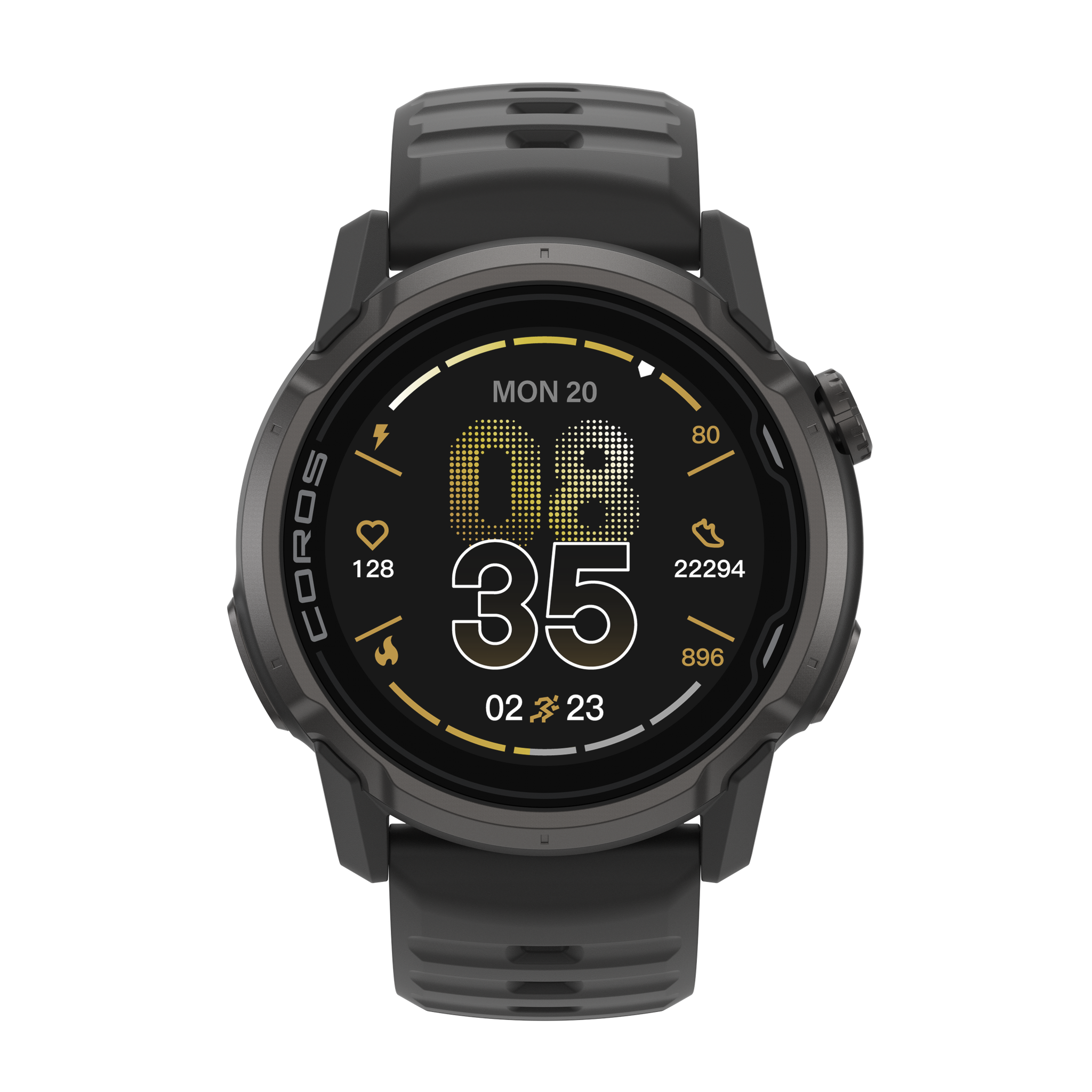 COROS APEX 4 – zegarek sportowy, 42 mm, Czarny