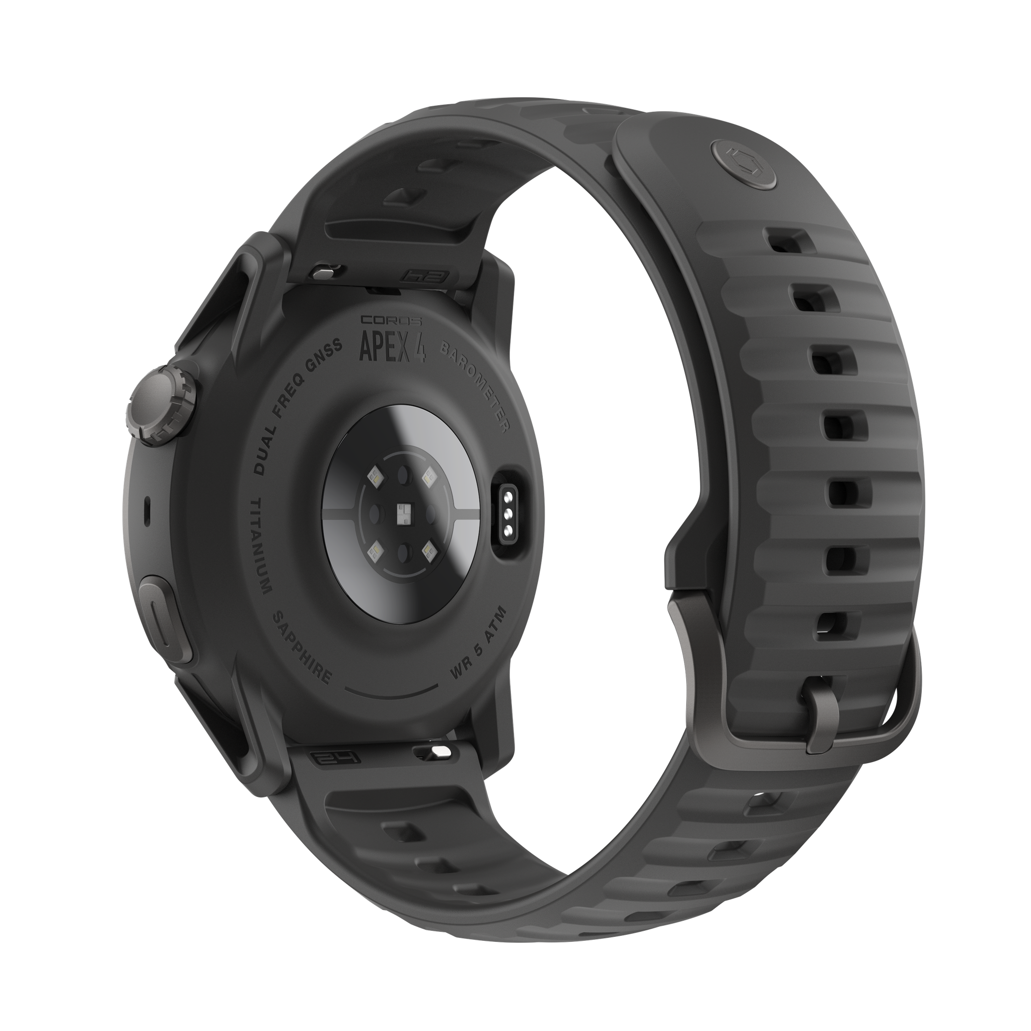 COROS APEX 4 – zegarek sportowy, 42 mm, Czarny