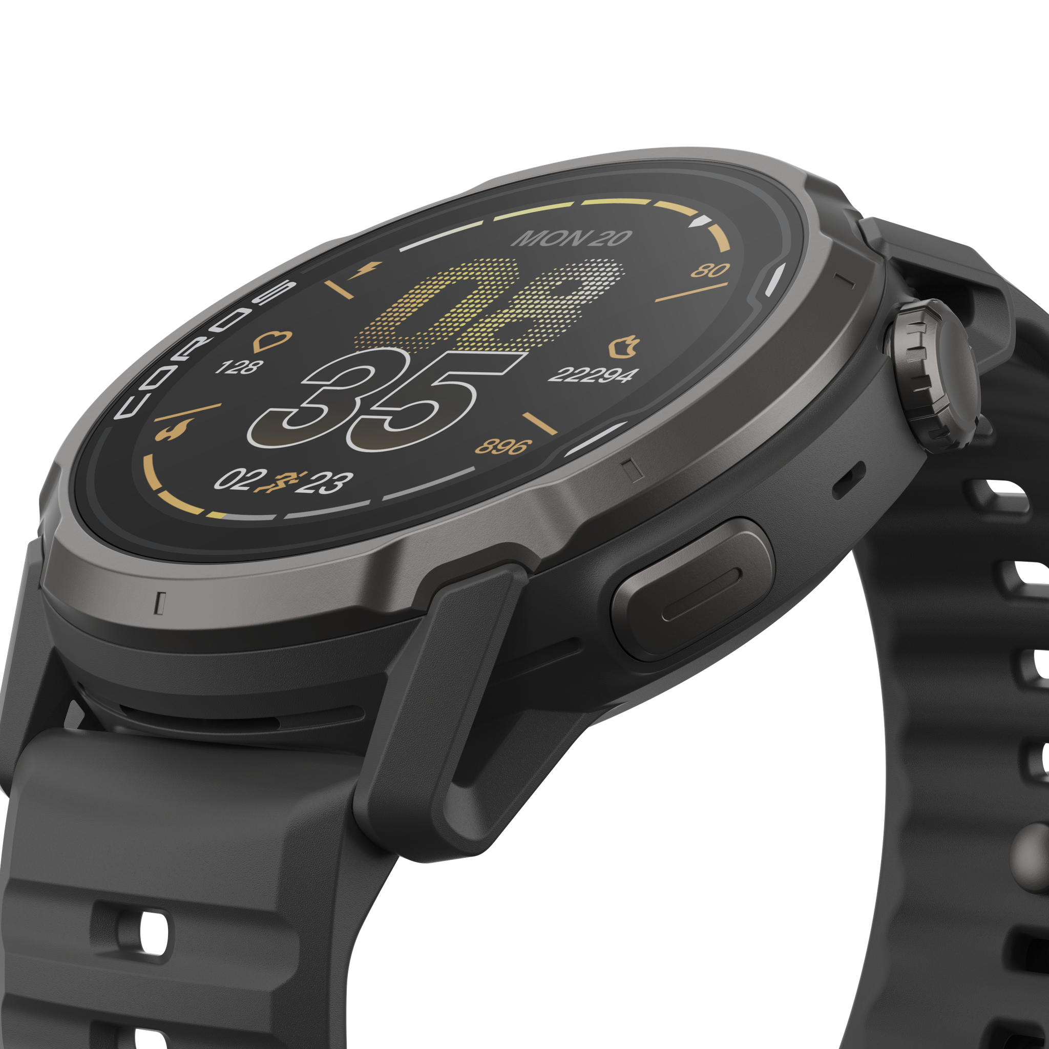 COROS APEX 4 – zegarek sportowy, 42 mm, Czarny