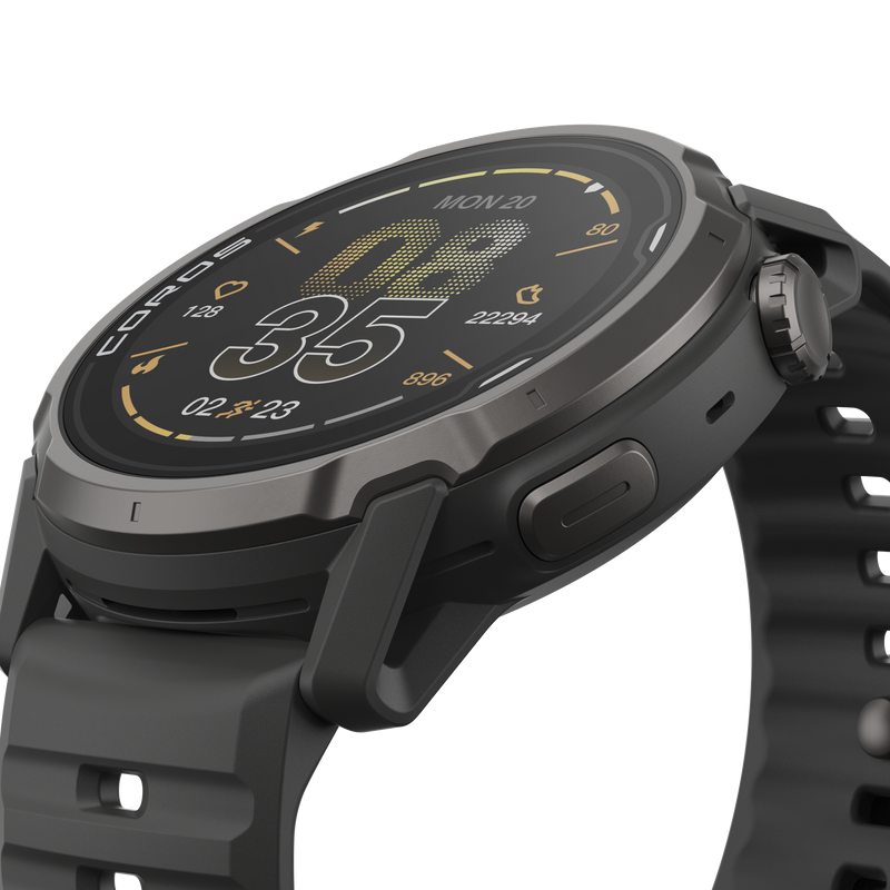 COROS APEX 4 – zegarek sportowy, 42 mm, Czarny