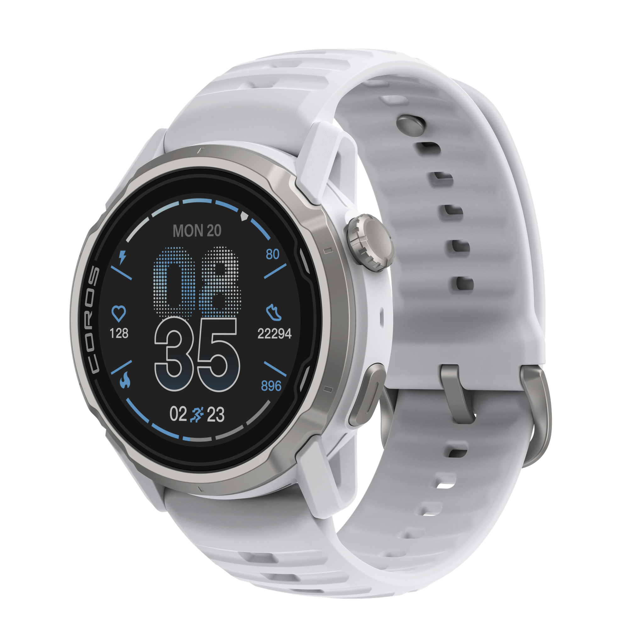 COROS APEX 4 – zegarek sportowy, 42 mm, Biały