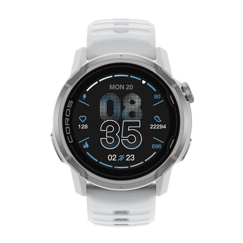 COROS APEX 4 – zegarek sportowy, 46 mm, Biały