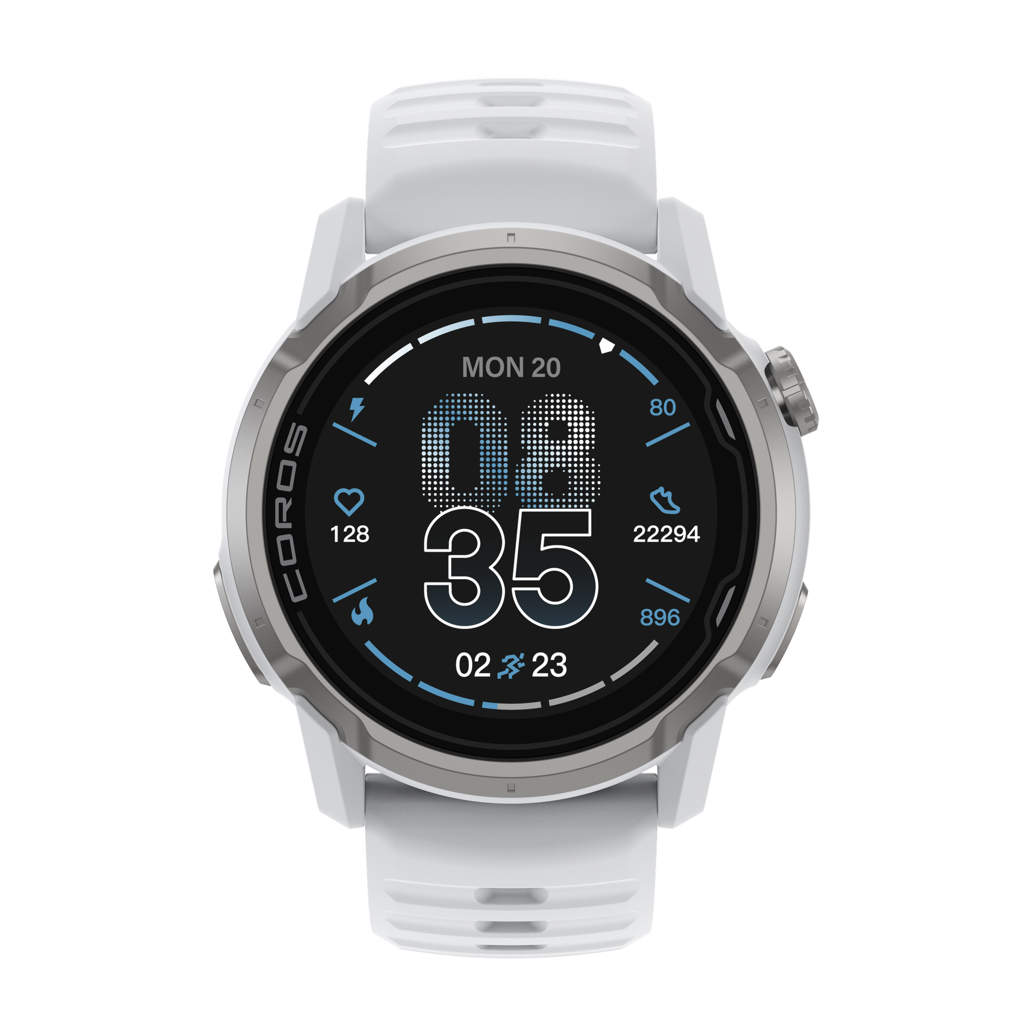 COROS APEX 4 – zegarek sportowy, 42 mm, Biały