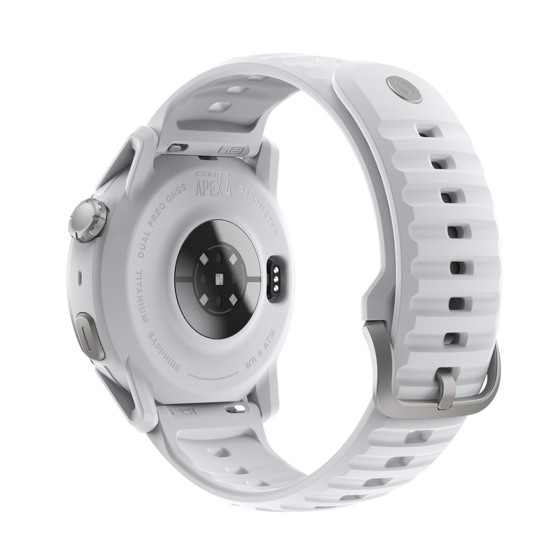 COROS APEX 4 – zegarek sportowy, 46 mm, Biały