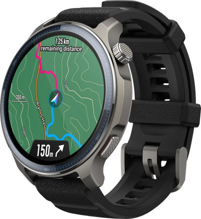 Amazfit Smartwatch Balance 2 NFC SIlikonowy Pasek Czarny