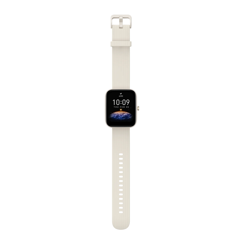 Amazfit Bip 3 Pro Cream smartwatch damski kremowy / beżowy