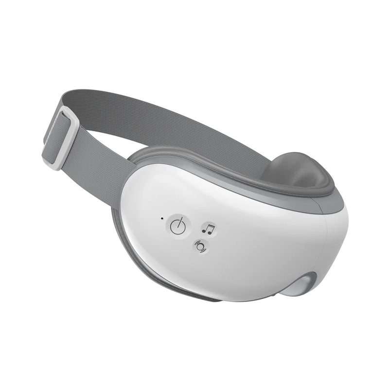 Renpho EM001S - Masażer do twarzy i oczu z podgrzewaniem, muzyką Bluetooth i aplikacją Biały