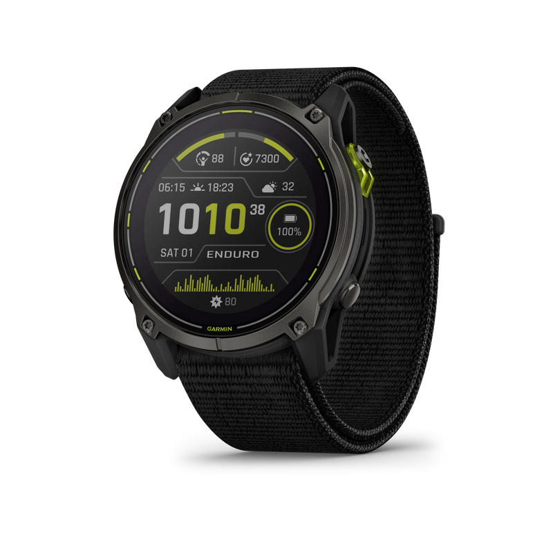 Garmin Enduro 3 MIP SOLAR Sapphire Edition 51mm 1.4” węglowoszary czarny pasek