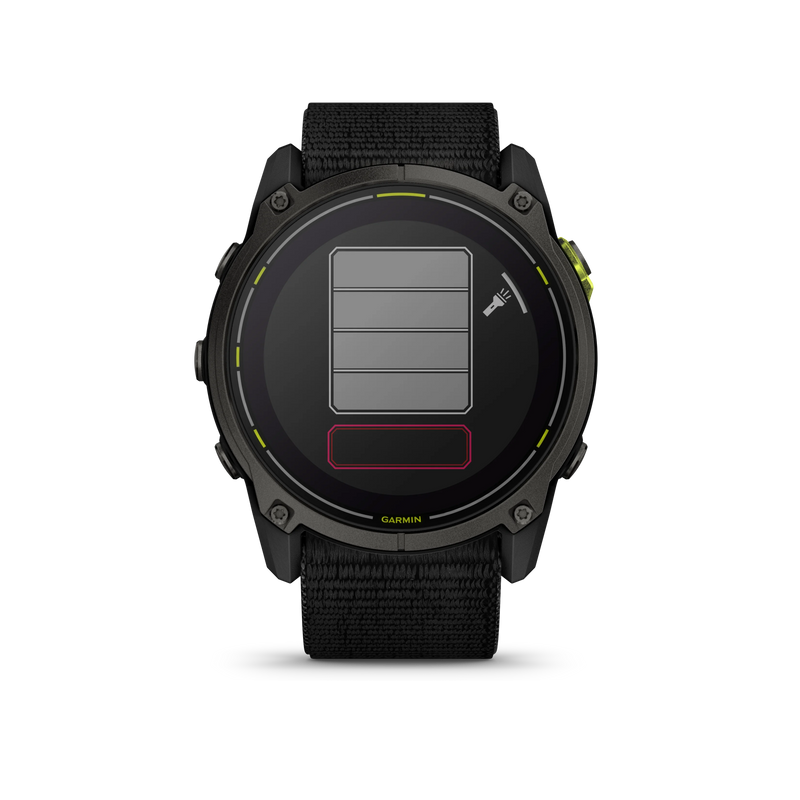 Garmin Enduro 3 MIP SOLAR Sapphire Edition 51mm 1.4” węglowoszary czarny pasek