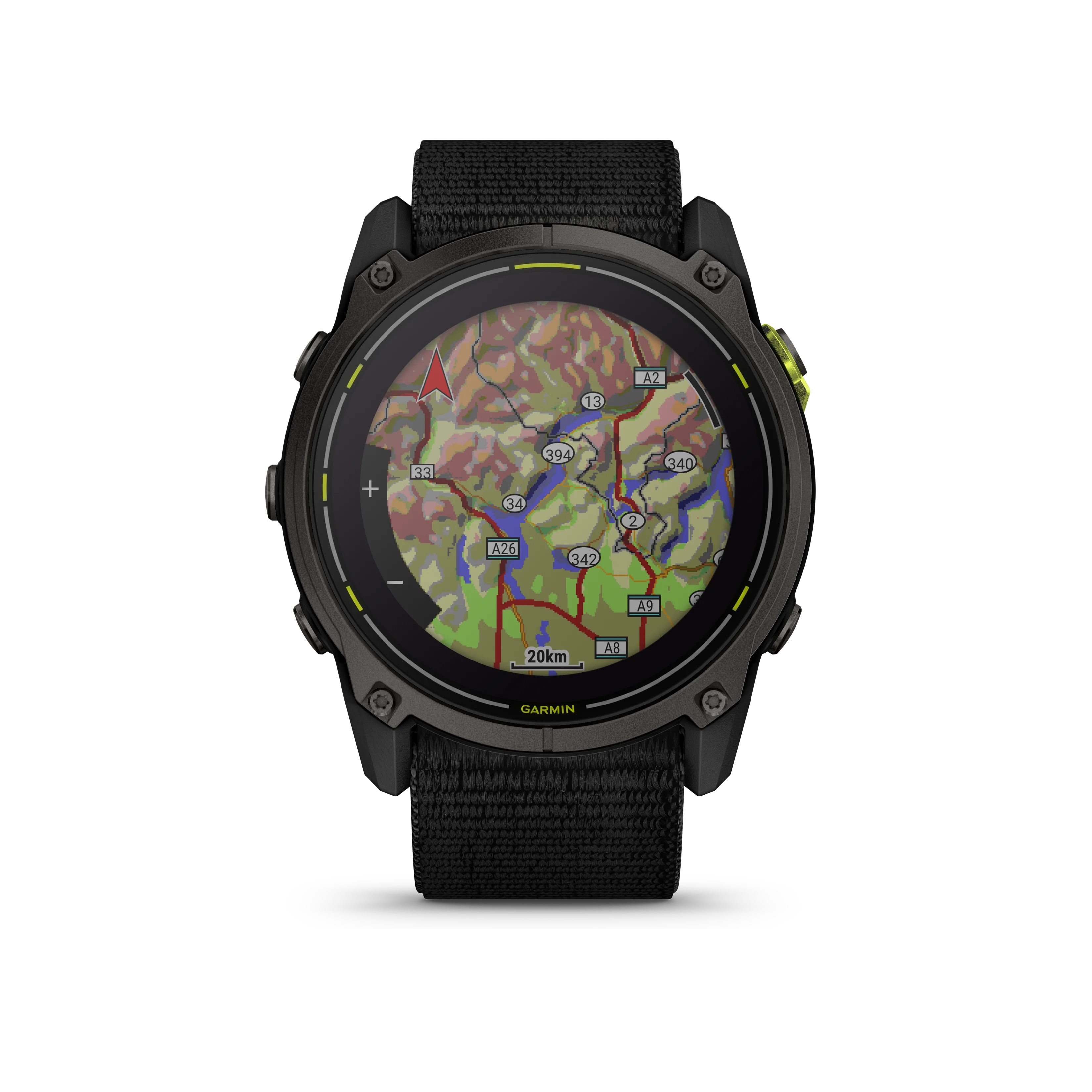 Garmin Enduro 3 MIP SOLAR Sapphire Edition 51mm 1.4” węglowoszary czarny pasek