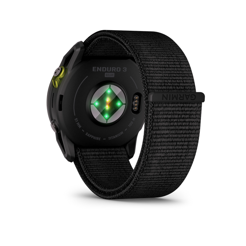 Garmin Enduro 3 MIP SOLAR Sapphire Edition 51mm 1.4” węglowoszary czarny pasek
