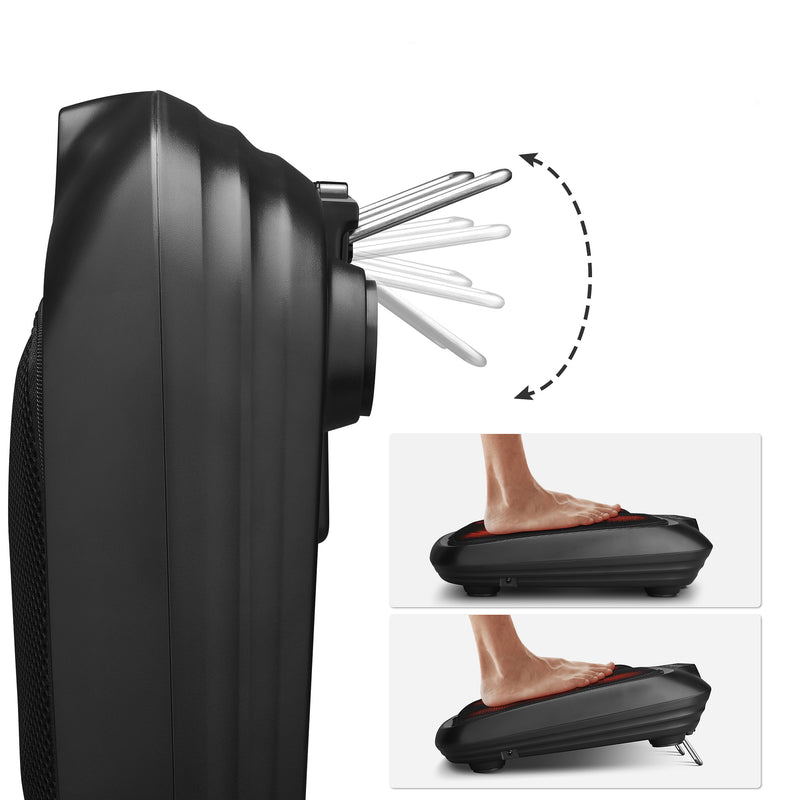 Renpho RF-FM062 – Profesjonalny masażer stóp i łydek Shiatsu z funkcją podgrzewania Czarny