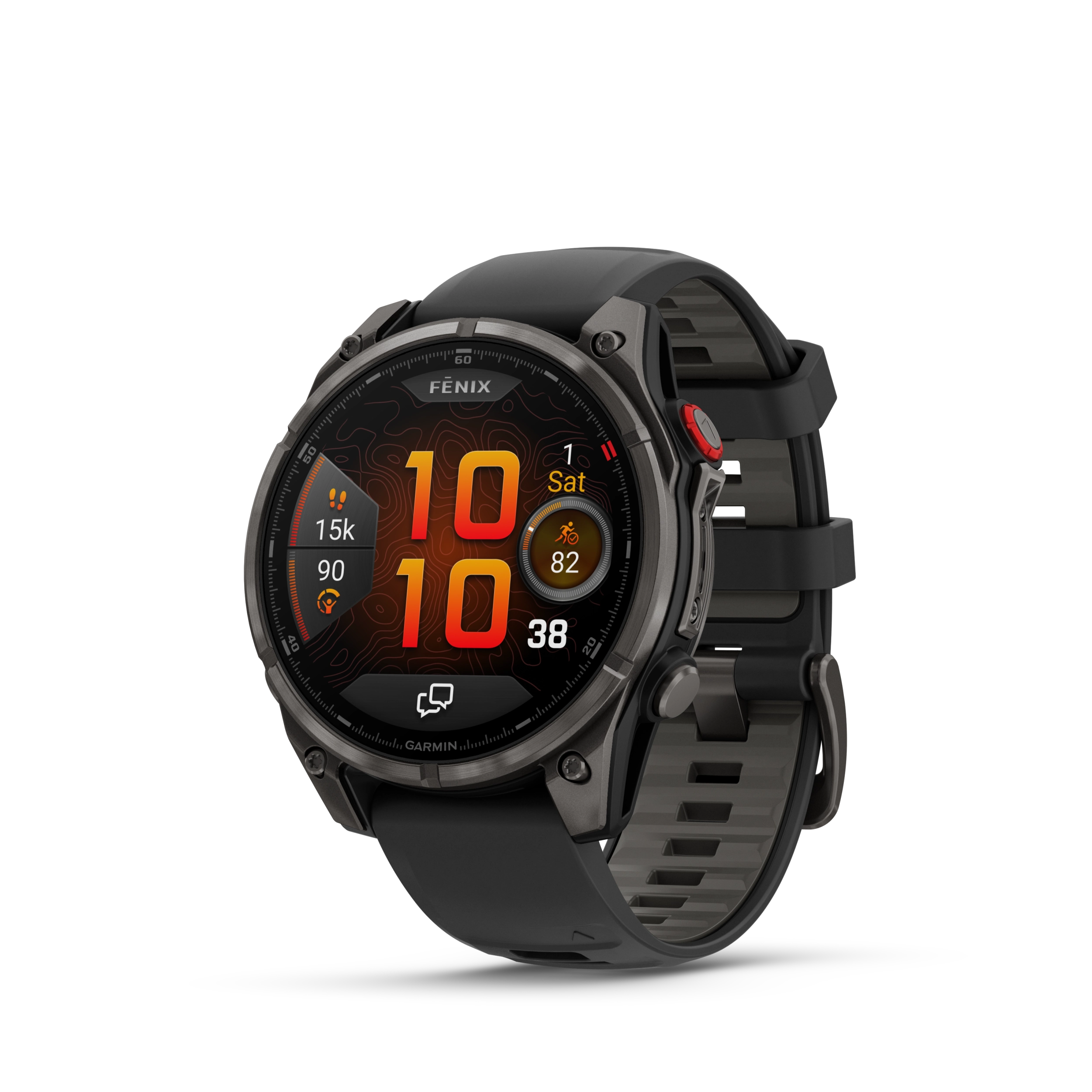 Garmin Smartwatch Fenix 8 Pro – 47 mm, AMOLED, Sapphire, Carbon grey DLC titanium