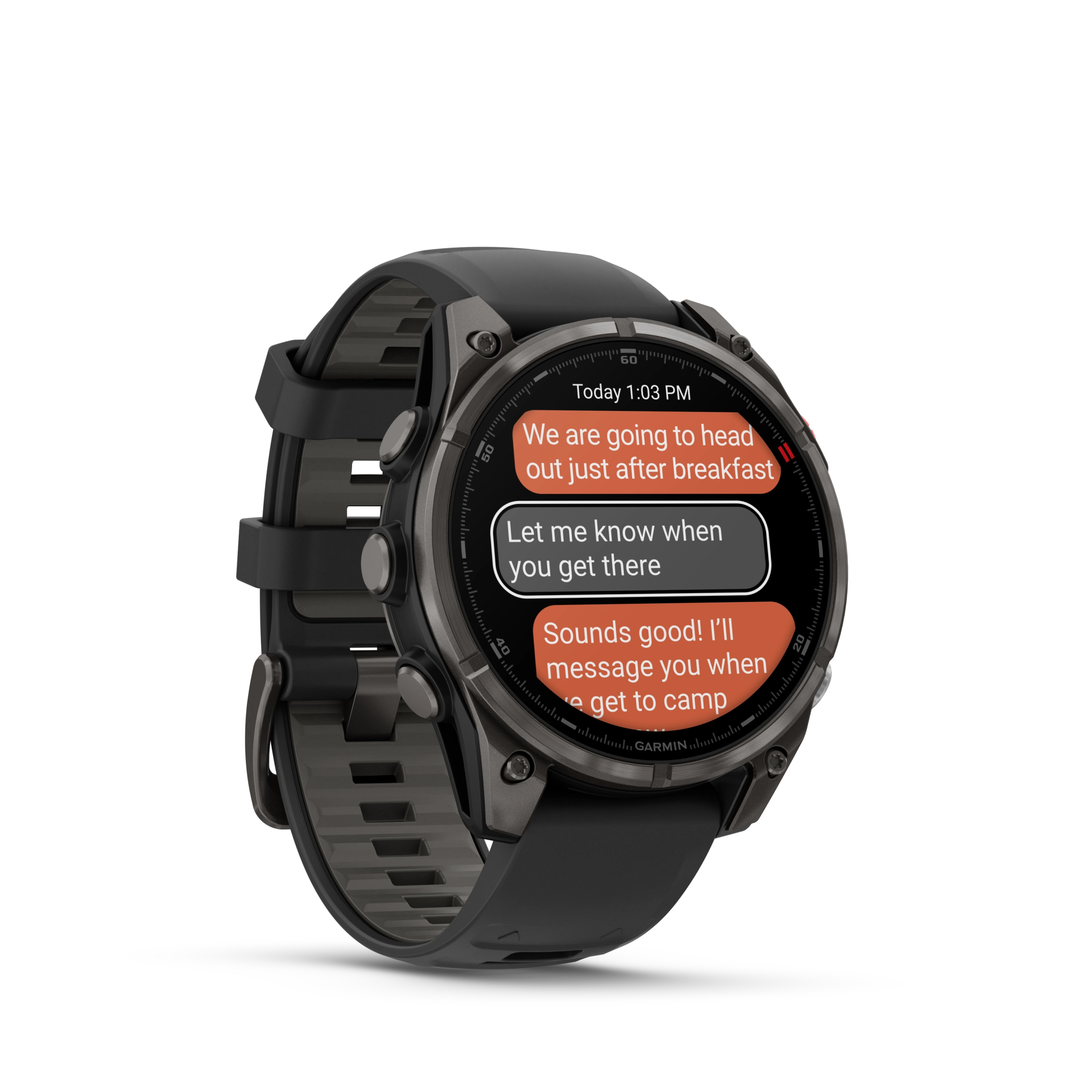 Garmin Smartwatch Fenix 8 Pro – 47 mm, AMOLED, Sapphire, Carbon grey DLC titanium