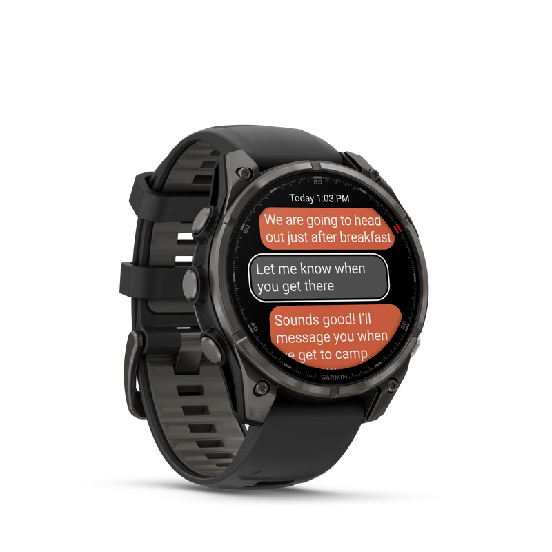 Garmin Smartwatch Fenix 8 Pro – 47 mm, AMOLED, Sapphire, Carbon grey DLC titanium