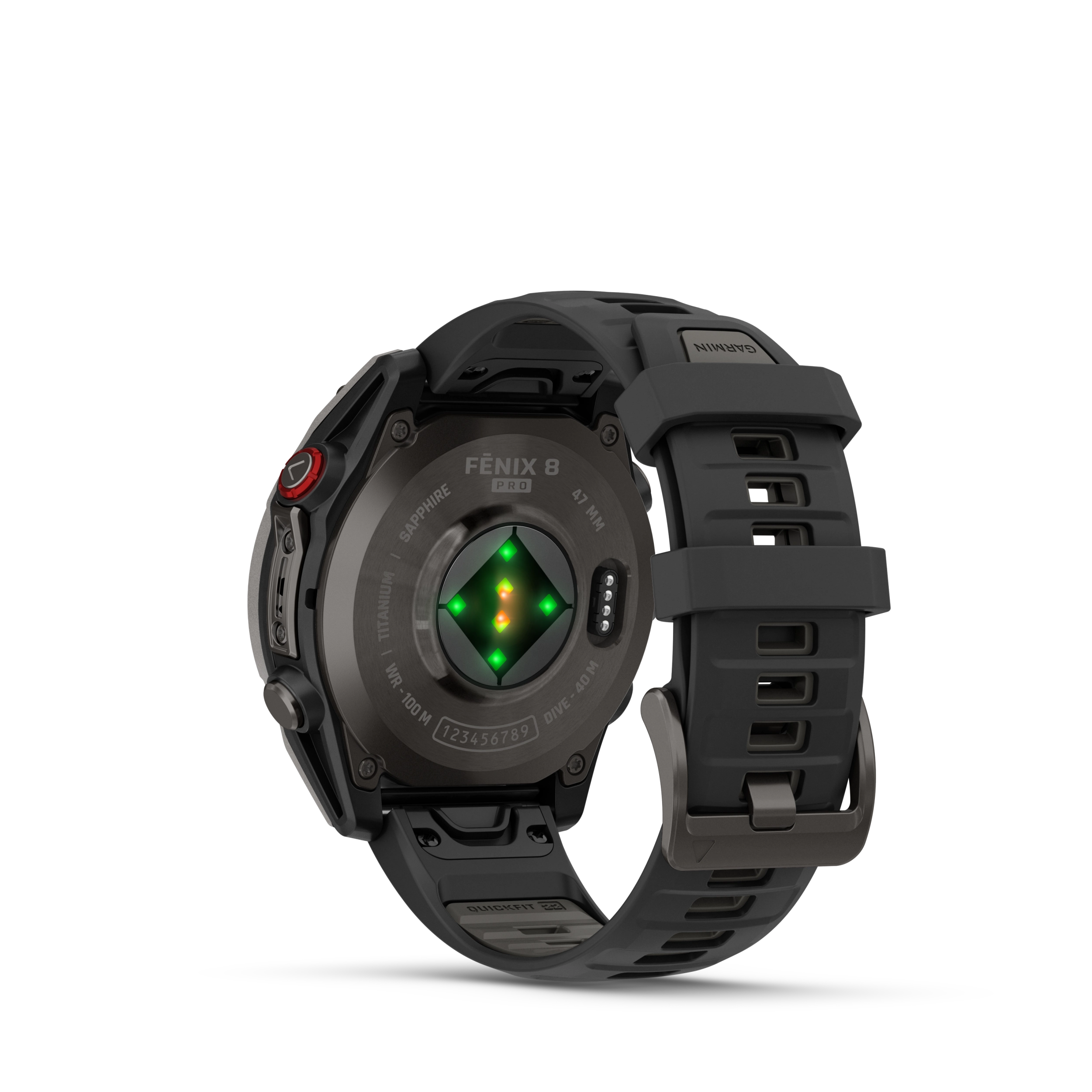 Garmin Smartwatch Fenix 8 Pro – 47 mm, AMOLED, Sapphire, Carbon grey DLC titanium