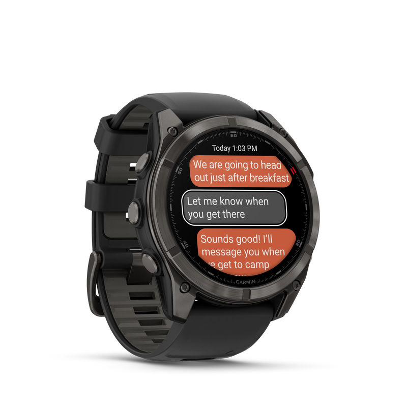 Garmin Fenix 8 Pro – 51 mm, AMOLED, Sapphire, Carbon grey DLC titanium