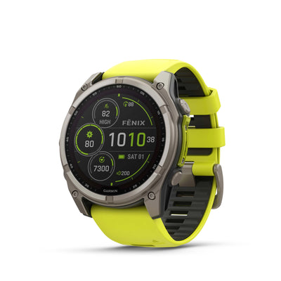 Garmin Fenix 8 — 51 mm, Solar, Sapphire, Tytanowy