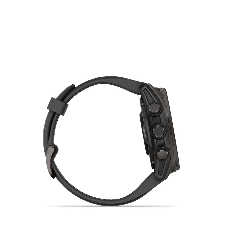 Garmin Fenix 8 — 43 mm, AMOLED Sapphire, Carbon grey DLC titanium