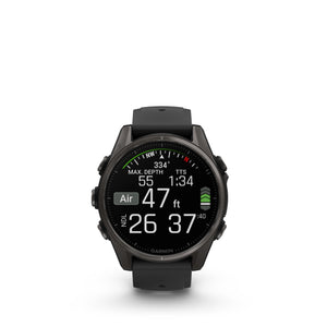 Garmin Fenix 8 — 43 mm, AMOLED Sapphire, Carbon grey DLC titanium