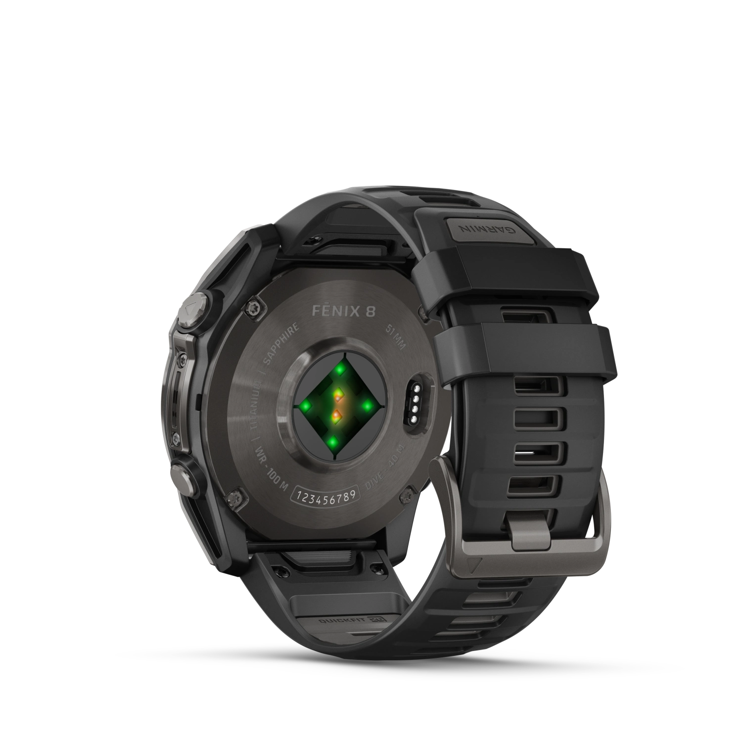 Garmin Fenix 8 AMOLED Sapphire Edition 51mm 1.4” Carbon grey DLC z paskiem silikonowym w kolorze czarnym