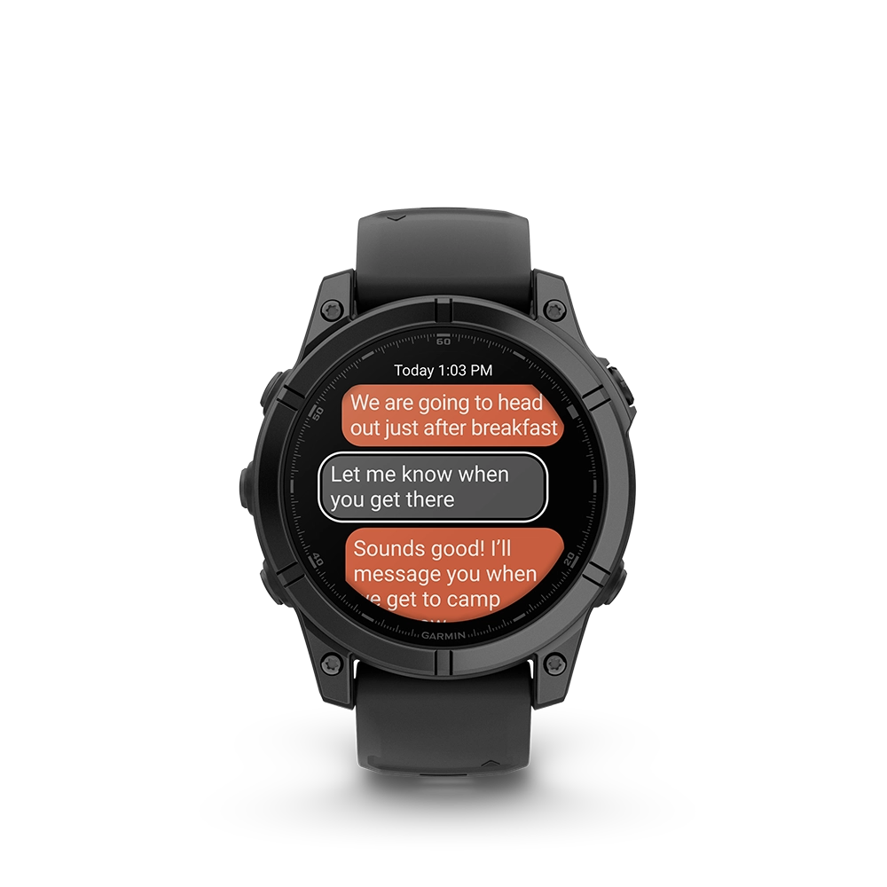 Garmin Fenix E 47 mm z AMOLED - Stal Slate grey z czarnym silikonowym paskiem
