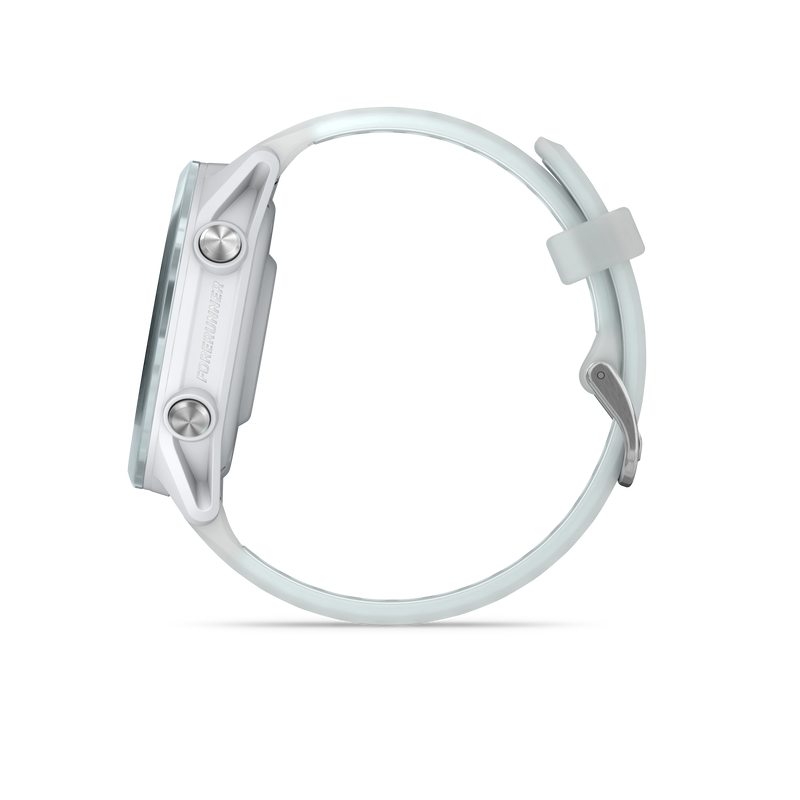 Garmin Forerunner 570 - 42mm Aluminiowy w kolorze Cloud Blue z półprzezroczystym paskiem w kolorze Whitestone/Cloud Blue