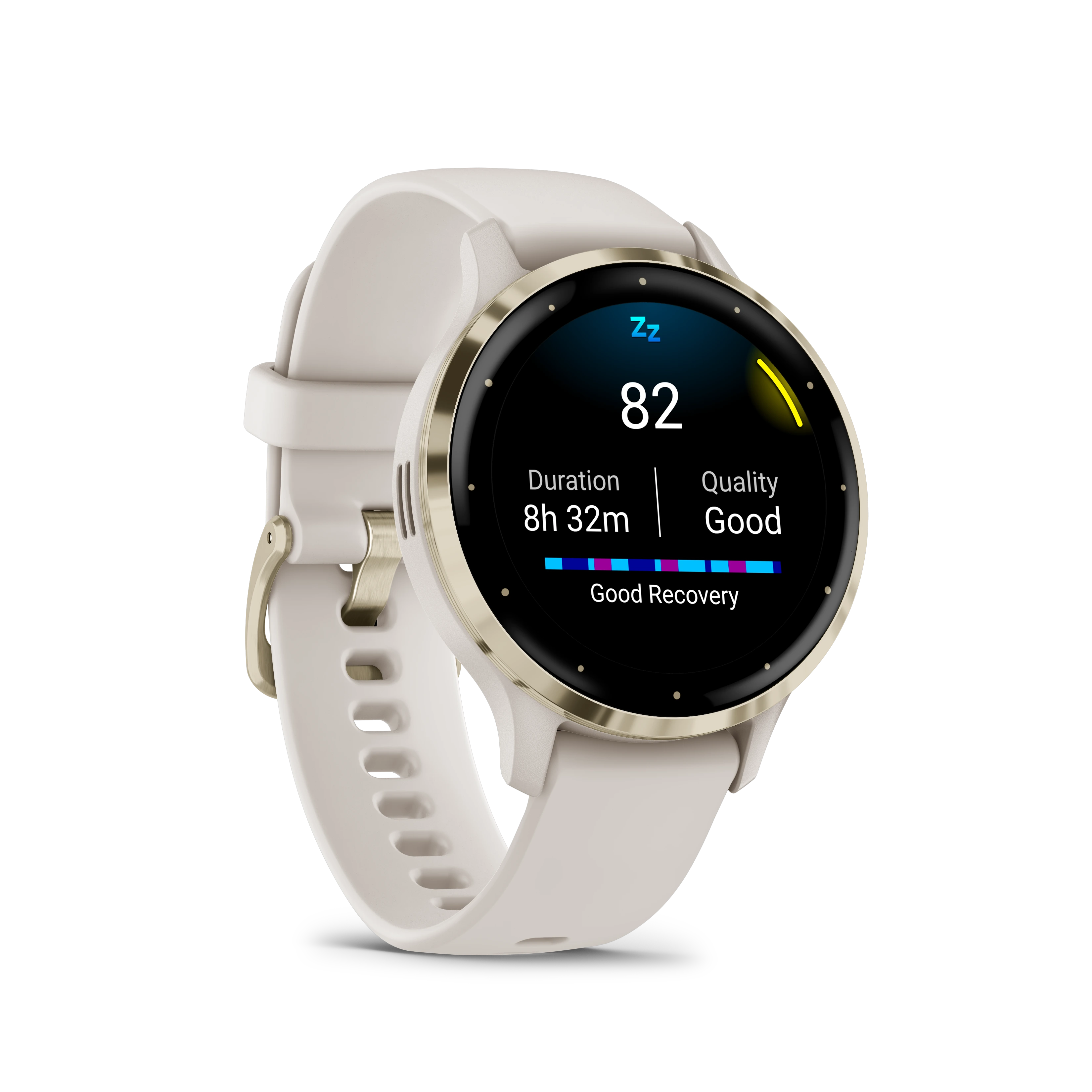 Garmin Venu® 3S (41 mm) zegarek sportowy damski z GPS - jasno beżowy