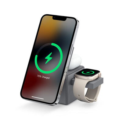 Anker Stacja Ładowarka Bezprzewodowa MagSafe Cube 3w1, 15W, Czarna