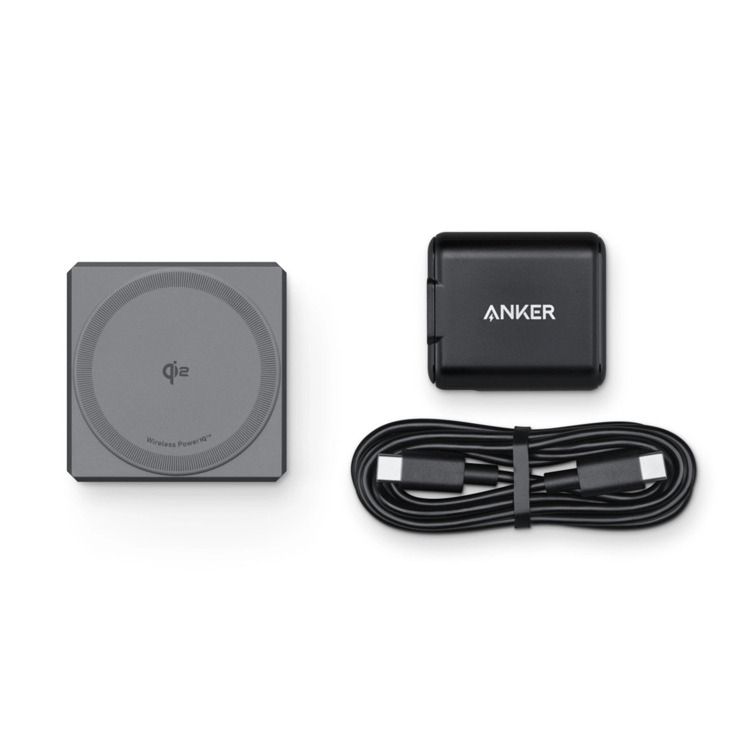 Anker Stacja Ładowarka Bezprzewodowa MagSafe Cube 3w1, 15W, Czarna