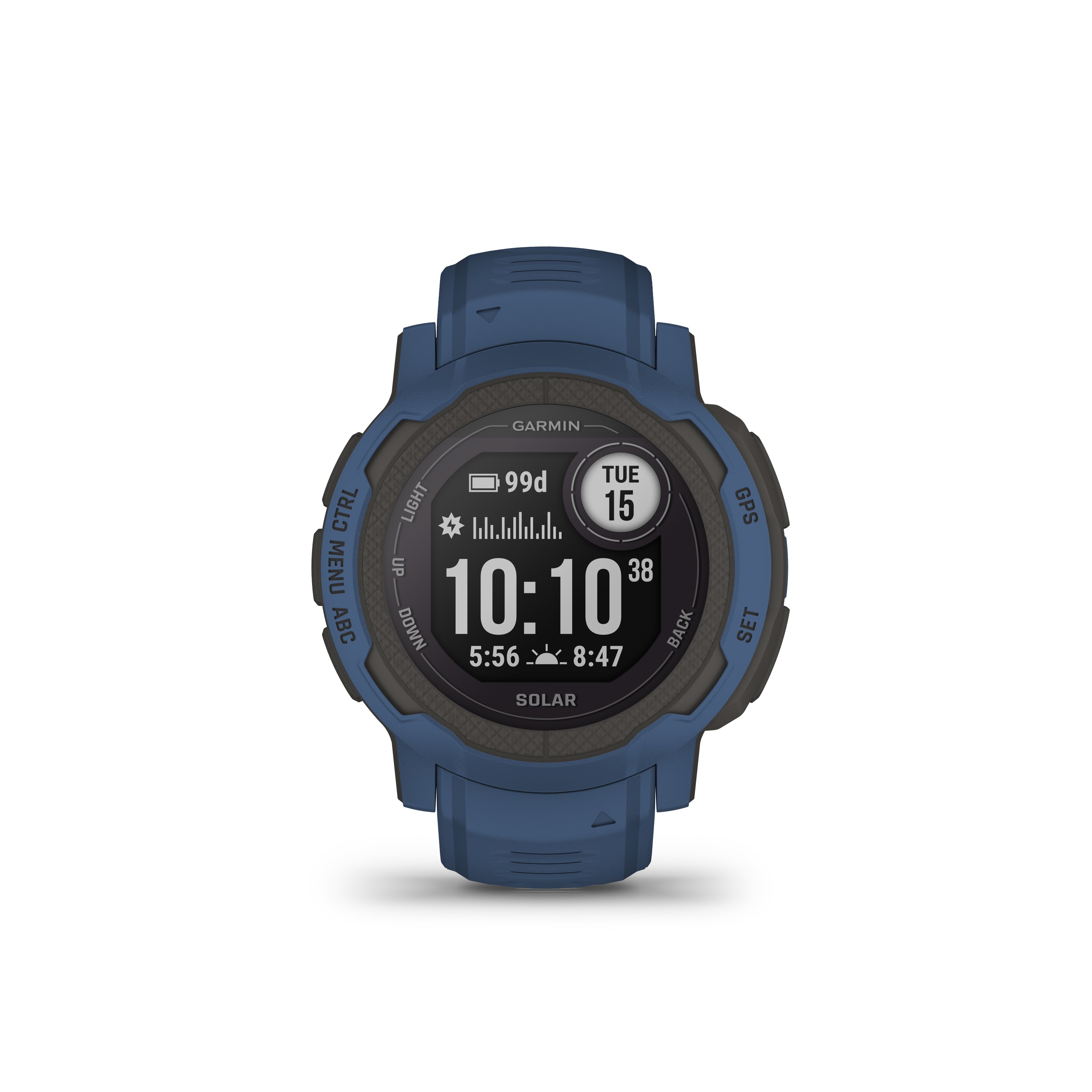 Garmin Instinct 2 Solar wytrzymały zegarek GPS - niebieski