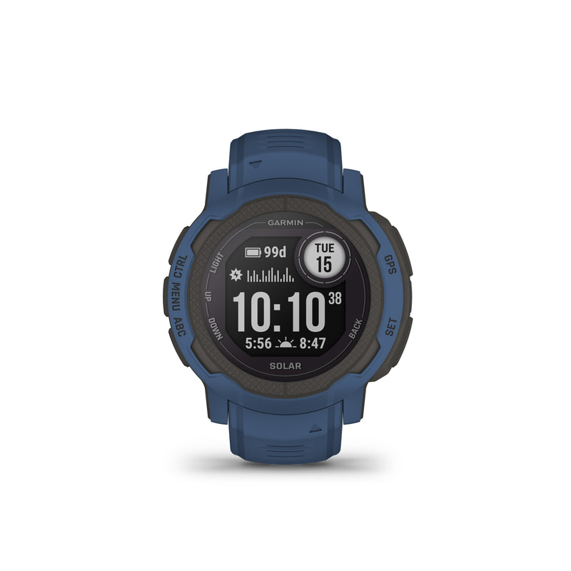 Garmin Instinct 2 Solar wytrzymały zegarek GPS - niebieski