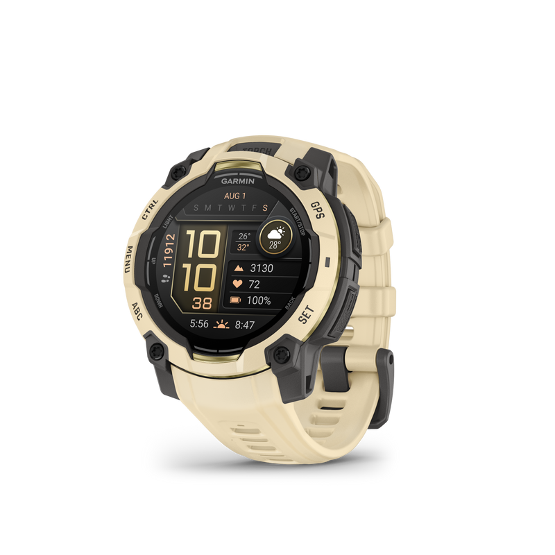 Garmin Instinct 3 – 45 mm, AMOLED, Citrine z paskiem w kolorze Citrine