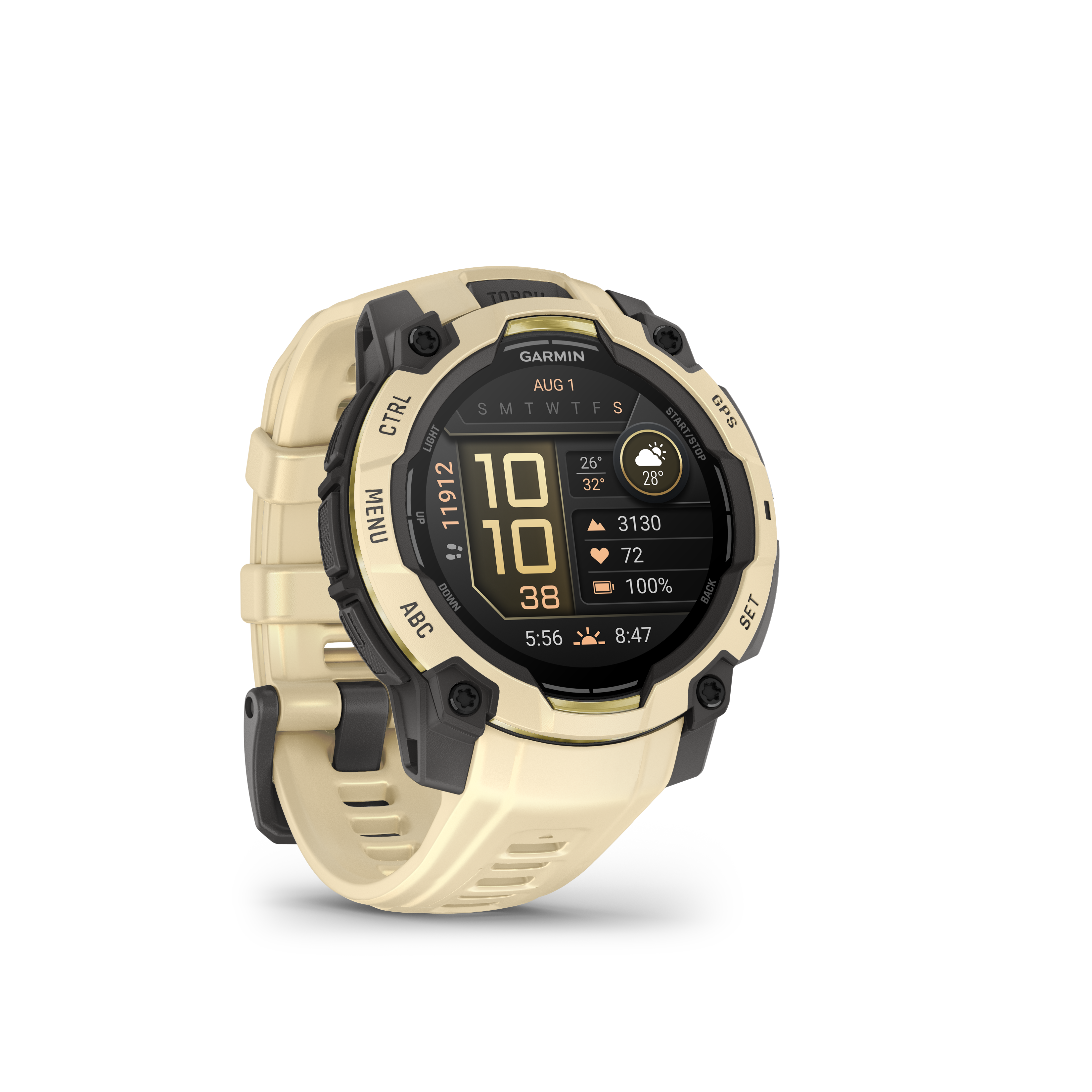 Garmin Instinct 3 – 45 mm, AMOLED, Citrine z paskiem w kolorze Citrine